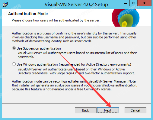 Windows下安装和部署SVN服务器且同步到Web站点的图文教程 第5张